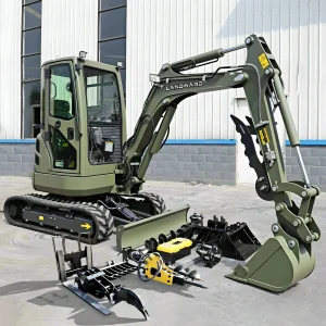 Fast Delivery 2.5 Ton Mini Excavator Crawler Digger Yanmar Engine